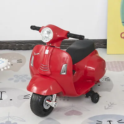 £50.99 • Buy Vespa Licensed Kids Ride On Motorcycle 6V Battery Powered Electric Toys