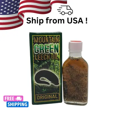 Leech Oil Mountain Green For Men Enlargement Size Bigger Longer 100% Organic • $25.90