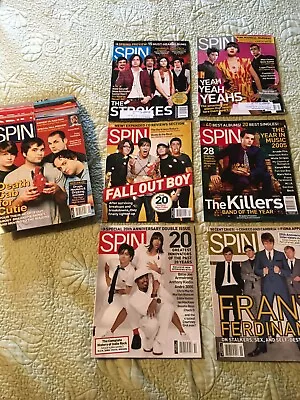 Spin Music Magazines Years 2004-2006 Sold Separately • $6