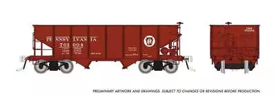 Rapido Trains 148010 HO PRR Circle Keystone GLa 2-Bay Hopper #3 (Pack Of 6) • $267.11