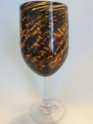 Murano-style Wine Goblet Hand-blown • $9.99