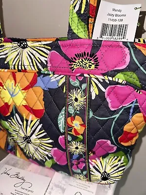 VERA BRADLEY Mandy JAZZY BLOOMS Purse Handbag Tote Shoulder Bag NWT #11450-138 • $51.95
