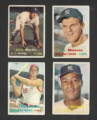 1957 Topps Baseball Set Break  Off Condition   (#101 To #406) • $4.59