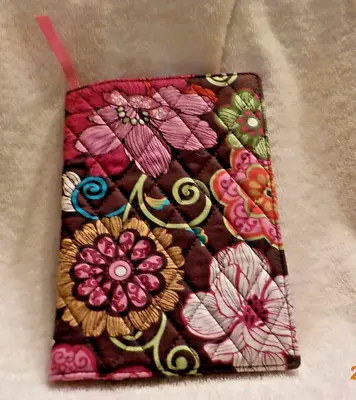 Vera Bradley Book Cover In Mod Floral Pink Pattern • $11.50