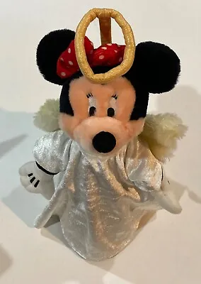Vintage 2000 Disney Minnie Mouse Plush Tree Topper 16” Angel Wings Halo • $34.99