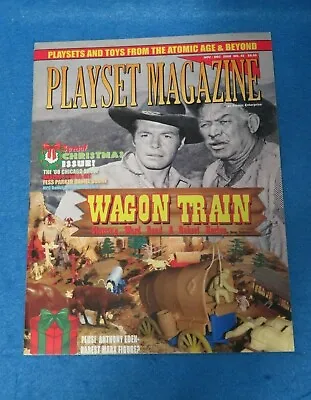 Playset Magazine #42 Marx Wagon Train Many Sets + Rarest Figure Anthony Eden • $12