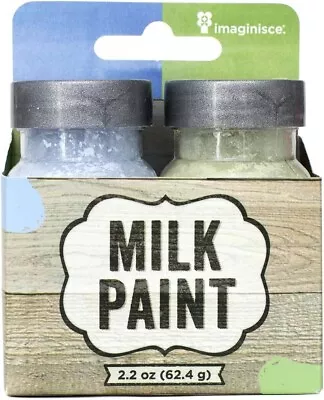 Milk Paint 2 Pack In Pastel Blue And Pastel Green • $10.99