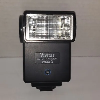 Vivitar 2800D C/N/R Autothyristor Shoe Mount Electronic Flash Canon/Nikon/Ricoh • $18