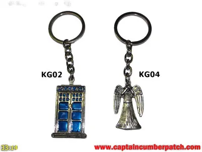Steampunk Keyring Doctor Who Tardis Weeping Angel Timelord #KG02 #KG04 • £4