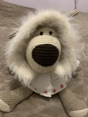 £9.99 • Buy Boofle Knit Teddy Bear With Fluffy Hooded Coat “v Special Daughter” Large Size