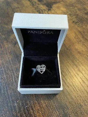 £16 • Buy Genuine Pandora Best Mum Heart Bead Charm