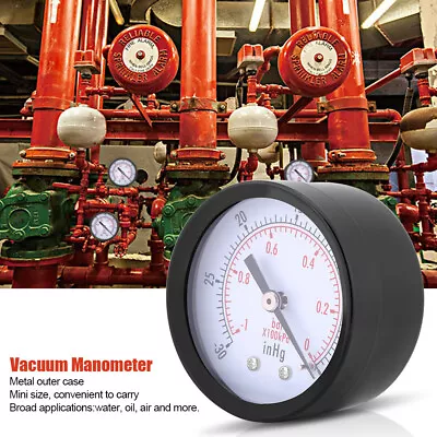 Vacuum Pressure Gauge Manometer Gas Tester Pressure Gauge For Pressure Oil US • $10.96