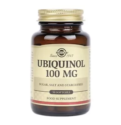 Solgar Ubiquinol 100mg 50 Softgels • £22.99