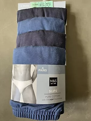 M&s 4 Pairs Slip Briefs - Size Xl - Marks And Spencers • £7.57