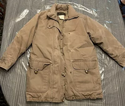 Eddie Bauer Goose Down Jacket Coat Vintage See Measurements Distressed • $20