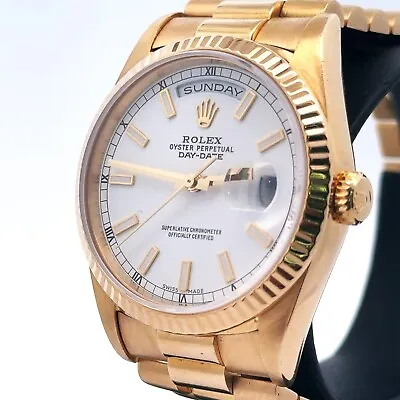 Pre-Owned Rolex Day Date Presidential 36mm 18k Yellow Gold Watch 18238 • $19950