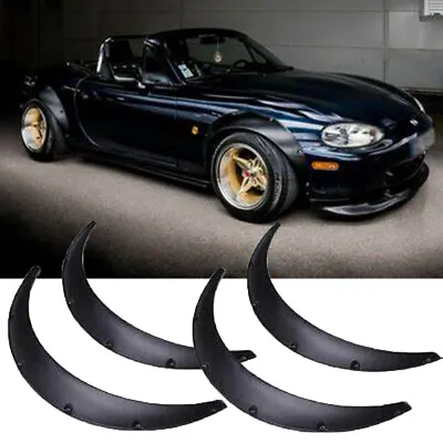 4Pcs 3.1 / 80mm Car Fender Flares Wide Body Wheel Arches For Mazda 3 Mazdaspeed3 • $69.09