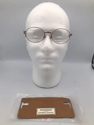 Vintage Fendissime By Fendi Eyewear W/original Stock Tag/bag StyleF121 Size50-18 • $25.46