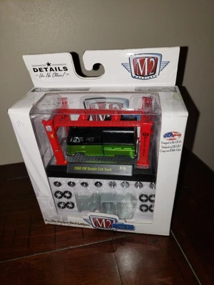 $5 • Buy M2 Auto-Lift Model Kit Split Window Bus 1960 VW Double Cab Truck W/ Bed Cover