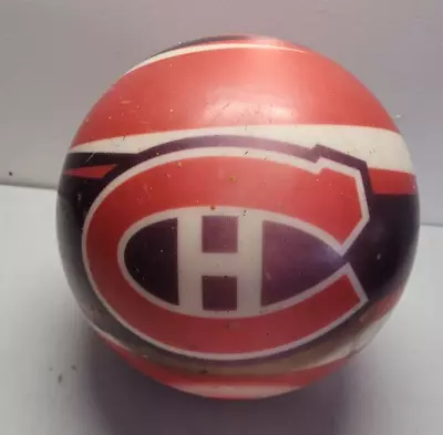 Vintage Montreal Canadiens Hockey 15 Lbs Brunswick Bowling Ball Viz-a-ball • $110.38