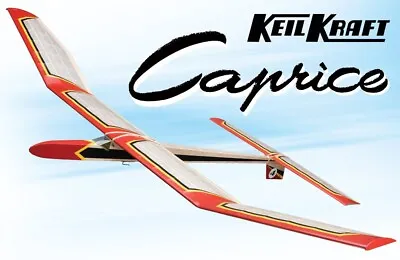 BALSA WOOD MODEL AIRCRAFT KIT KeilKraft CAPRICE GLIDER Kit  51  W/SPAN KK1010 • £36.95