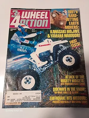 1991 Feb. 3 & 4 WHEEL ACTION MAGAZINE Mojavi Warrior  Quadrunner Dirtwheels • $49.95