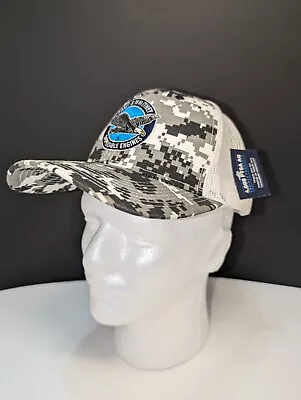 PRATT & WHITNEY Dependable Engines Vintage Trucker Camo Snapback Cap Hat Eagle • $6.47