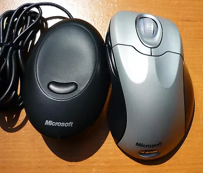 Microsoft Wireless Intellimouse Explorer 2.0 1007 Silver VG COND CLEANED TESTED • $42
