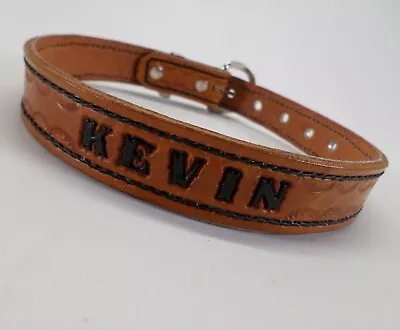 Kevin Tooled Leather Belt 20 Western Cowboy Boys Toddler Grommet • $19.76