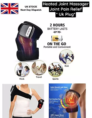 £23.99 • Buy Knee Joint Massager Heat Physiotherapy Therapy Pain Relief Vibration Machine UK