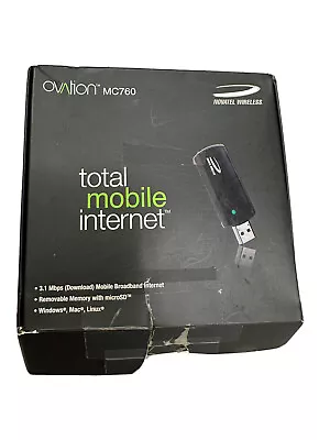 Novatel Wireless Verizon USB760 3G USB Broadband MC760 MiFi HotSpot + FREE ROGER • $29.99