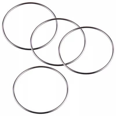 £6.19 • Buy 4 Chinese Linking Rings Classic Magic Metal Ring Link Trick Stage Or Close Up Sp