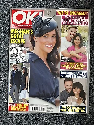 OK! Magazine Royal Prince Harry Meghan August 2018 • £3