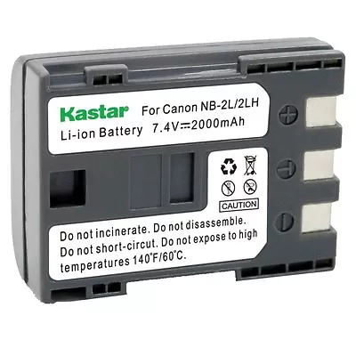 1x Kastar Battery For Canon NB-2L VIXIA HF R10 HF R100 R11 HG10 HV20 HV30 HV40 • $7.99