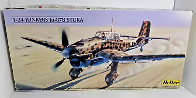 Junkers Ju-87B Stuka 1:24 Scale Heller 80498  Vintage • $61.26