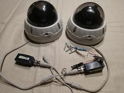 Lot Of 2 Eclipse ECL-577 Outdoor Indoor Dome Security Camera - Untested * • $60