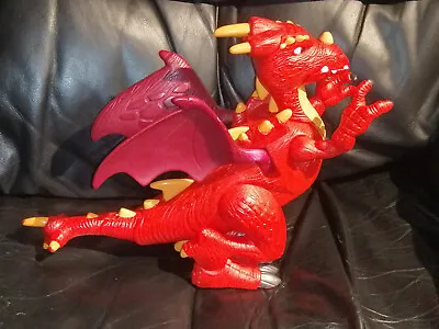 Fisher Price Imaginext Red Castle Dragon Figure With Sound And Lights • £15