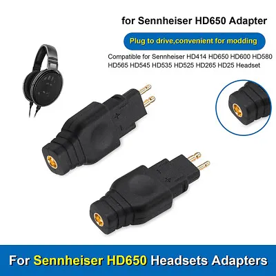 Headphone Adapter MMCX /0.78mm To Sennheiser HD414 HD650 HD600 HD580 HD565 HD545 • $17.01