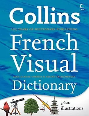 Collins French Visual Dictionary Hardback Book The Cheap Fast Free Post • £3.51