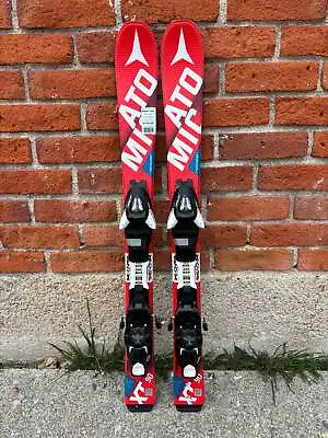 Atomic Redster Alpine Skis With Ezy Trak 5 Bindings - Red 90 Cm • $110