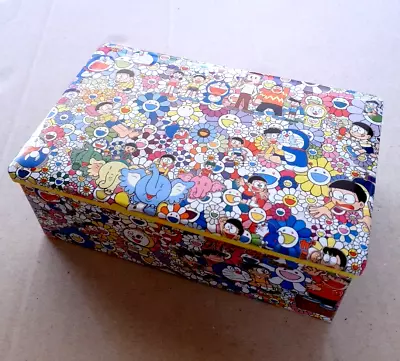 Takashi Murakami Doraemon Exhibition Kaikai Kiki 2017 Flower EMPTY Cookie Can • $50