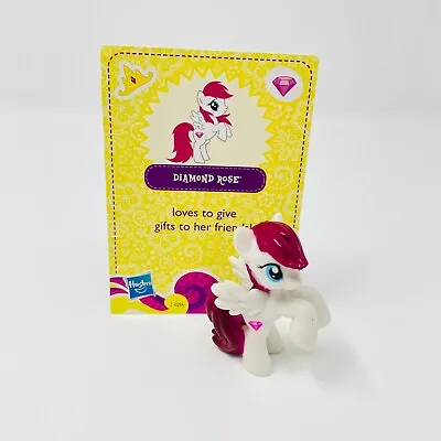 My Little Pony G4 Diamond Rose Figure By Hasbro With Collector Card • $6.99