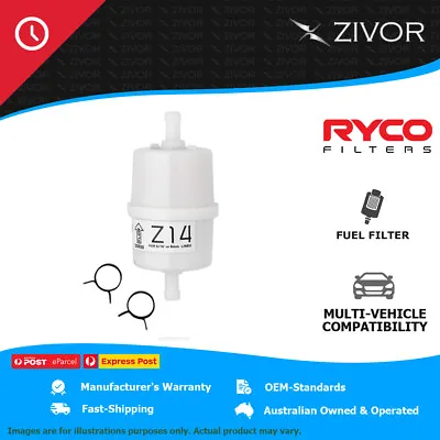 New RYCO Fuel Filter For HOLDEN EARLY HOLDEN HZ CAPRICE 5.0L 308 Cu.in Red Z14 • $25.86