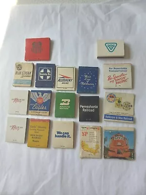  Railroad Matchbooks Mixed Lot Of 17 • $28