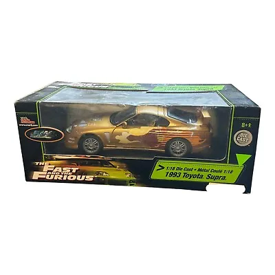 1993 Toyota Supra The Fast And The Furious  1.18 Diecast    In The Box  • $175