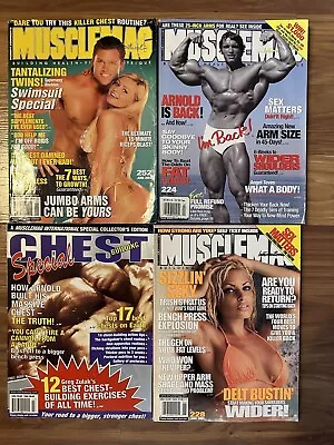 Musclemag International Magazine 2000s Lot Arnold Schwarzenegger • $10