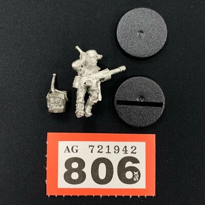 $45.95 • Buy Cadian Comm-link Metal Warhammer 40,000 Imperial Guard 40k Cadia Vox Caster Oop