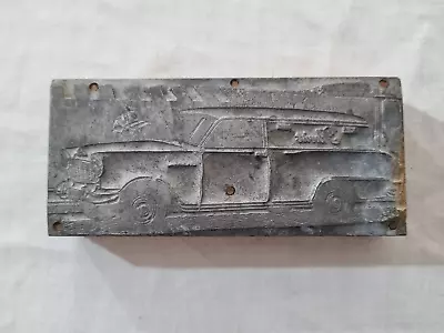 Vintage GMH FC Holden Station Wagon Advertising Printing Block • $99