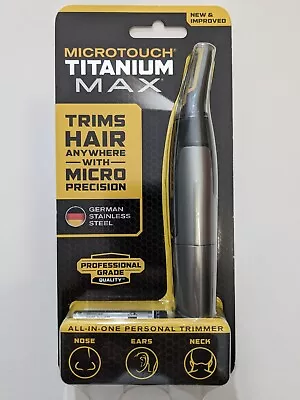 Micro Touch Titanium MAX All In One Personal Trimmer Nose Ears Neck New Improved • $19.79