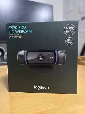 Logitech C920 Pro 1080p Webcam • £45